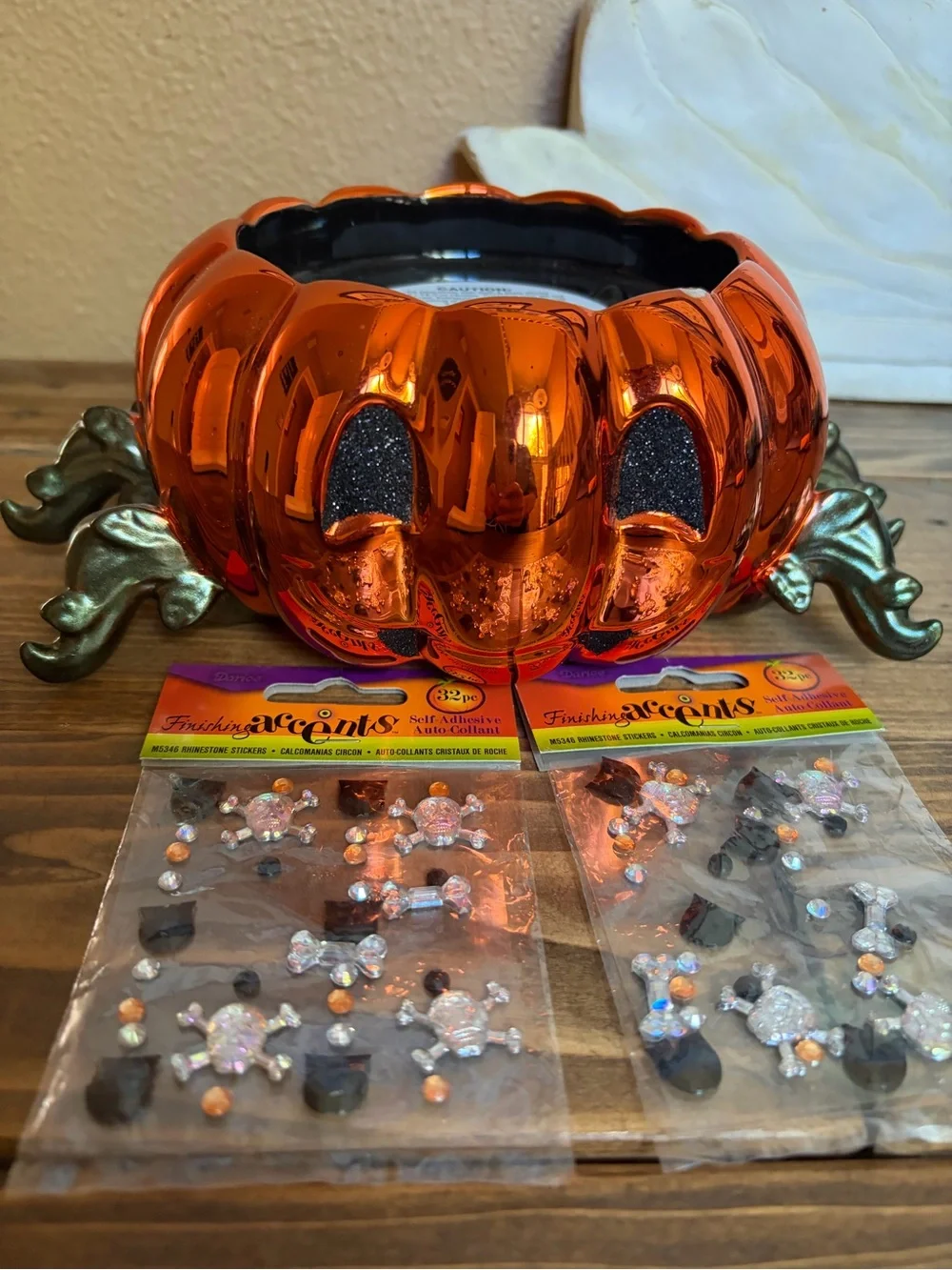 Bath & Body Works 2022 Pumpkin Spider Candle Holder